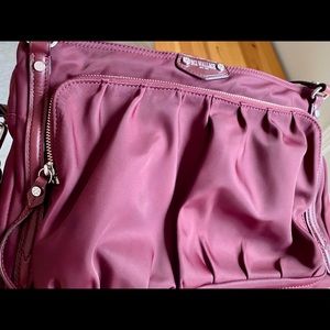 MZ Wallace Maroon Toni. Used. Silver. Loved